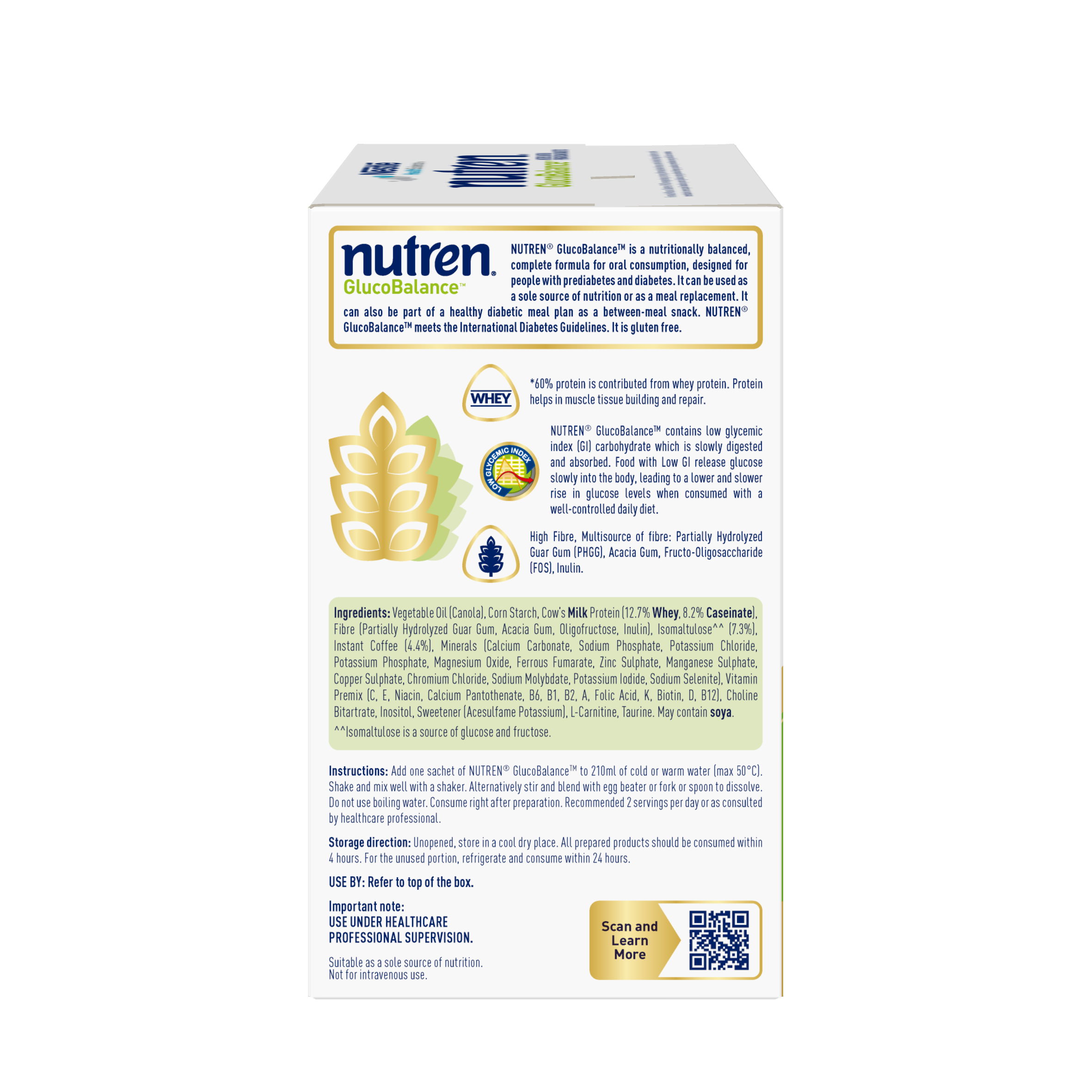 nutren gluco balance coffe pack